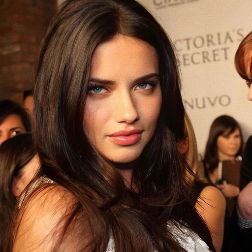 colorful adriana lima aesthetic