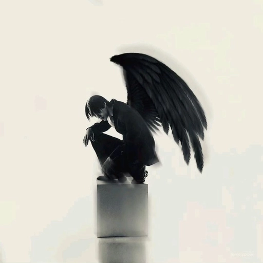 aesthetic angel pfp light pastel look