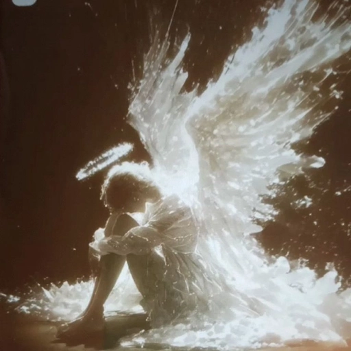 aesthetic angel anime pfp HD artwork