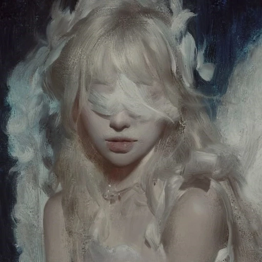 aesthetic angel anime pfp elegant design