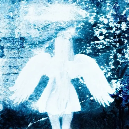 aesthetic angel pfp minimalist design