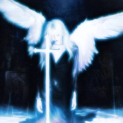 aesthetic angel pfp fantasy illustration
