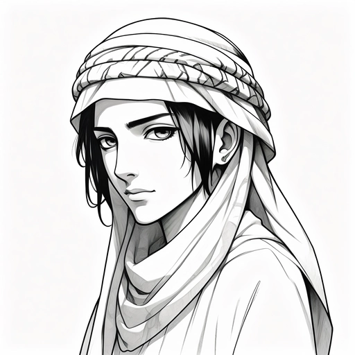 cool arab pfp anime style