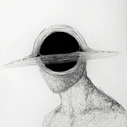 aesthetic pfp art black and white