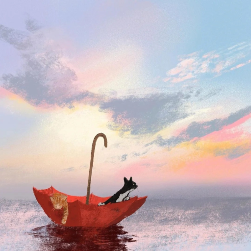 aesthetic pfp art warm color palette