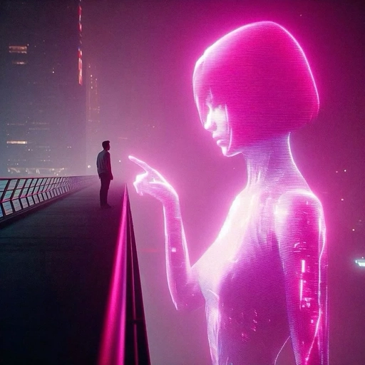 aesthetic pfp aura neon glow