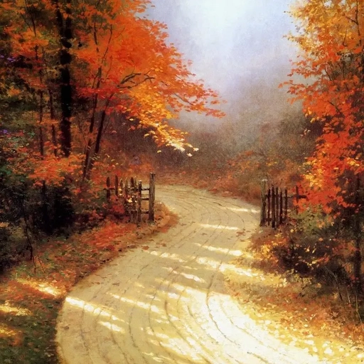 autumn aesthetic pfp art style