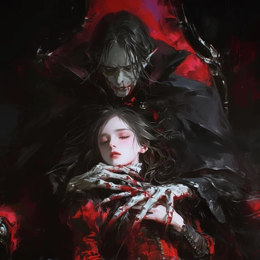 aesthetic vampire pfp anime