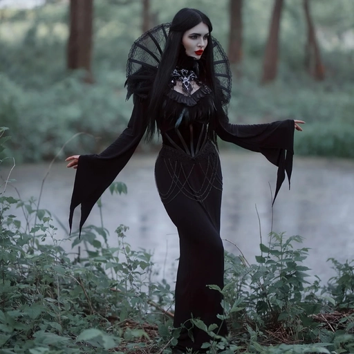 aesthetic vampire pfp forest