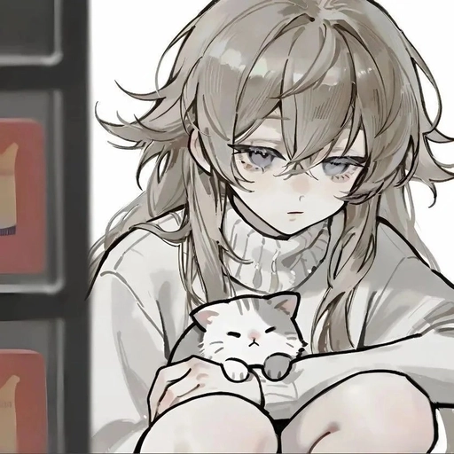 cute anime matching profile photo 