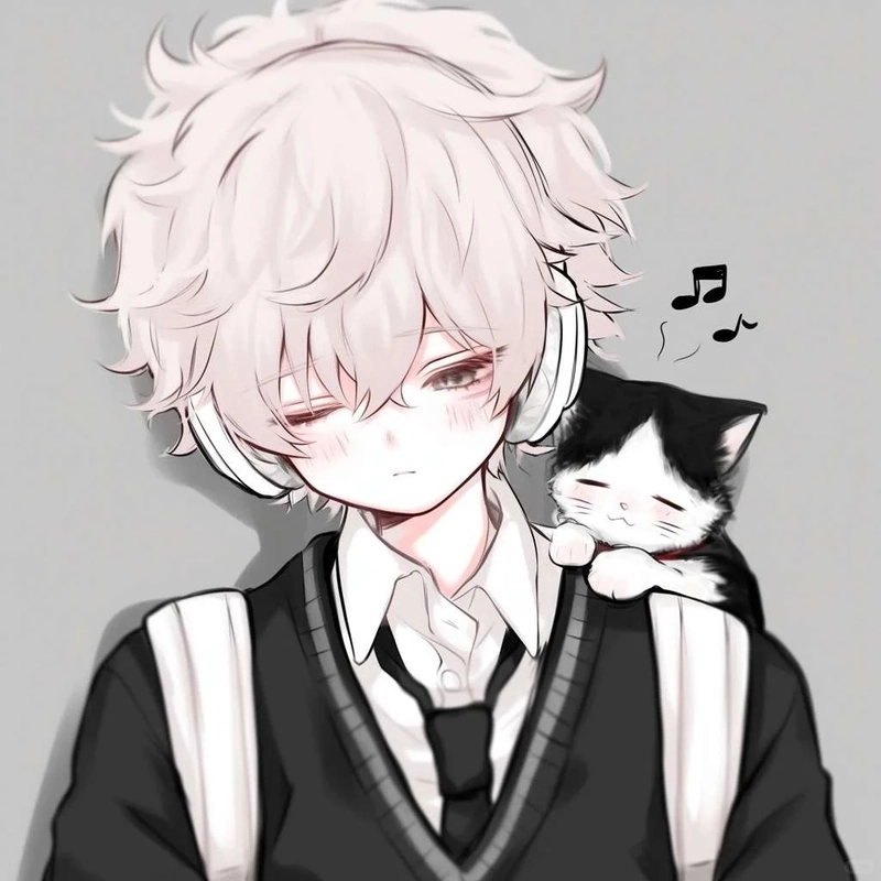anime boy pfp sleeping 