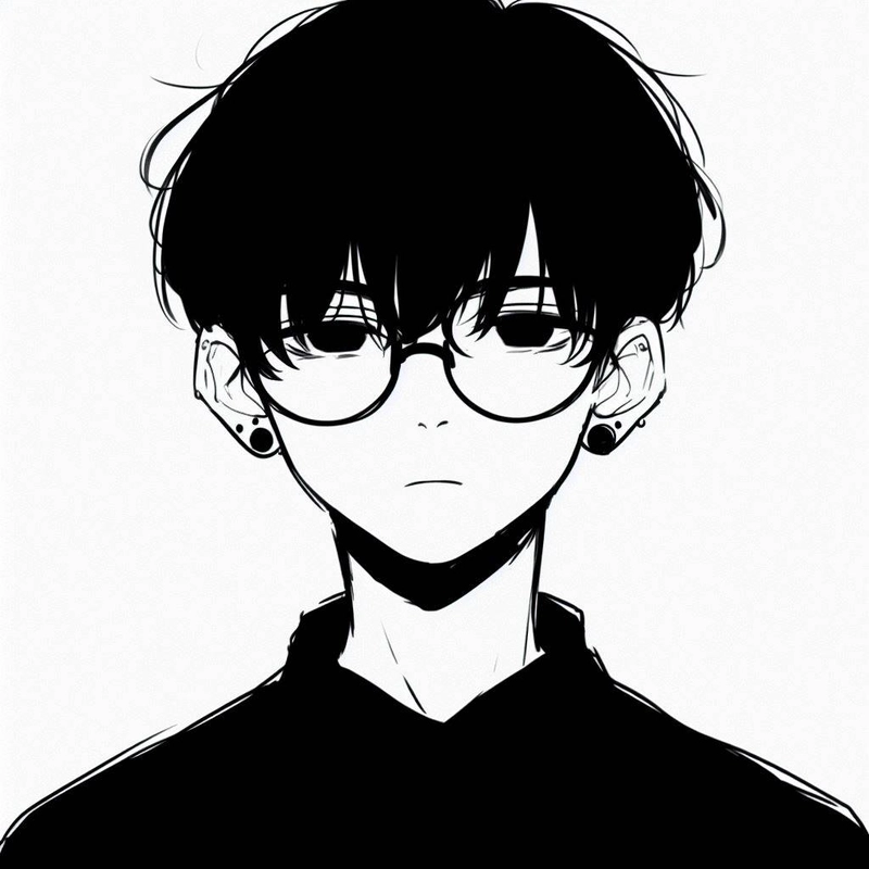 broken sad anime boy pfp 