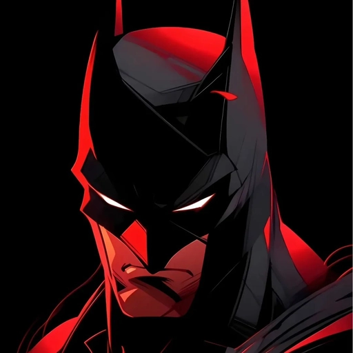 aesthetic batman pfp minimalist