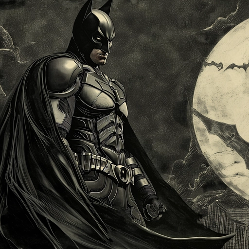 batman pfp comic style