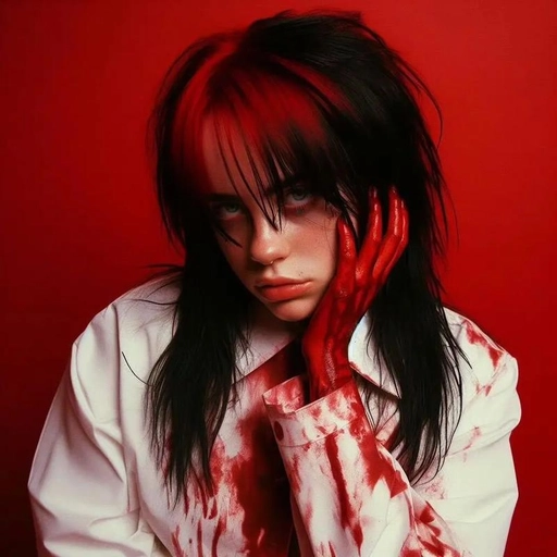 aesthetic billie eilish pfp dark mode