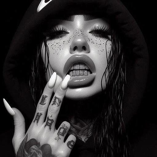 aesthetic black and white pfp for instagram