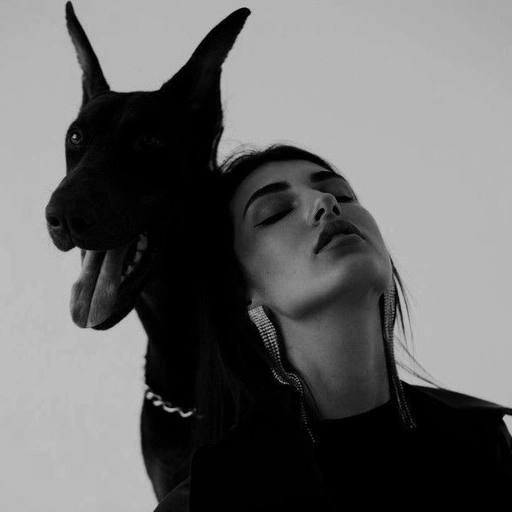 black and white aesthetic profile picture