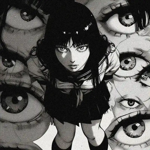 unique black and white aesthetic pfp photo