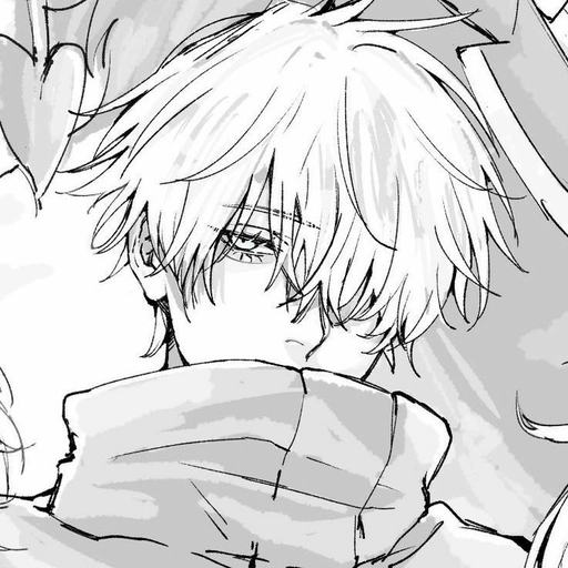 black and white anime pfp sad aesthetic