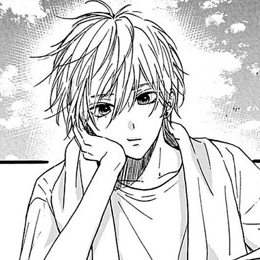 anime pfp black white aesthetic
