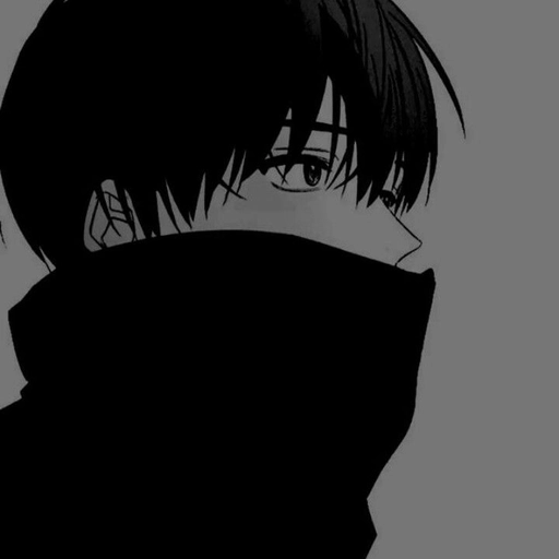 anime pfp black cool