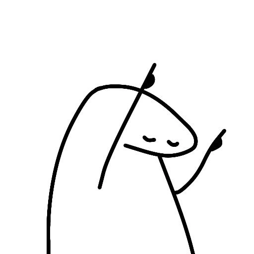 cute black and white pfp kawaii style