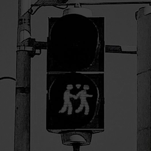 black and white pfp discord icon