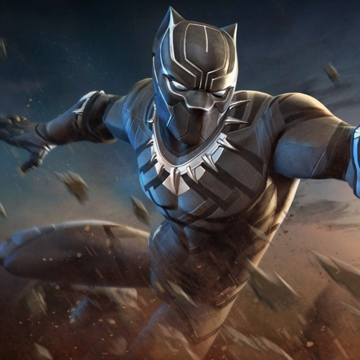 black panther pfp digital art