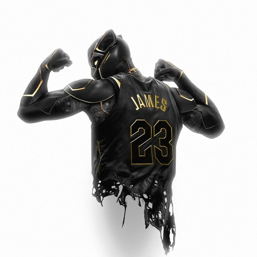 black panther pfp graphic design