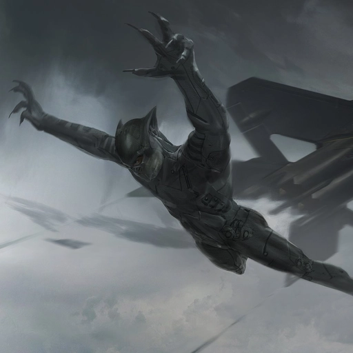 black panther comic pfp retro