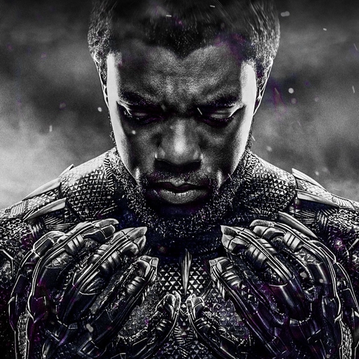 black panther pfp minimalist sketch