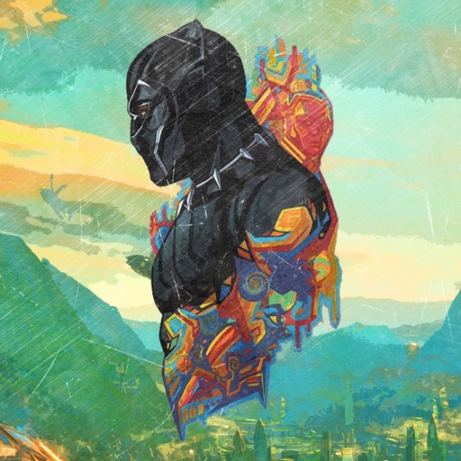 black panther pfp heroic