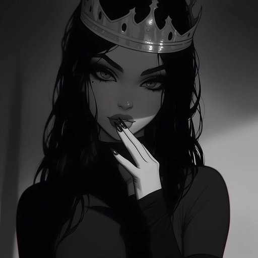 aesthetic pfp black dark theme 