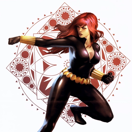 black widow pfp aesthetic girl