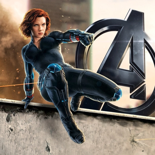 black widow pfp superhero
