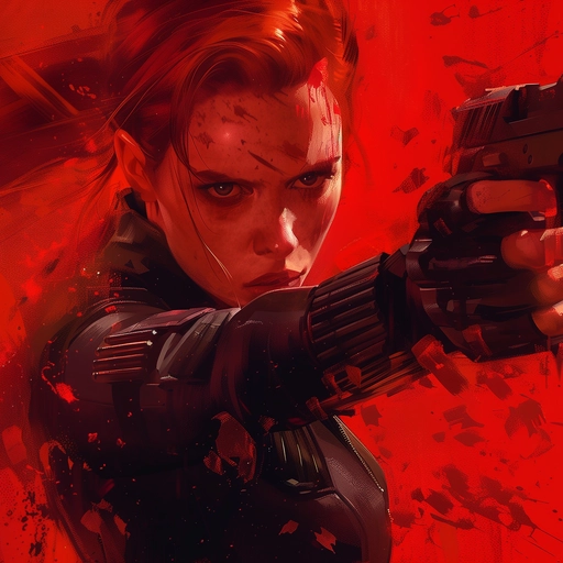 black widow pfp marvel