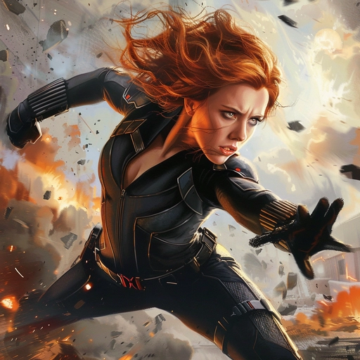 black widow pfp discord