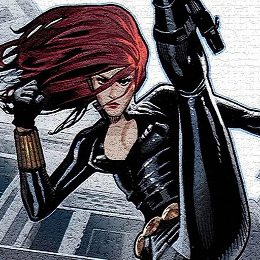 black widow pfp modern
