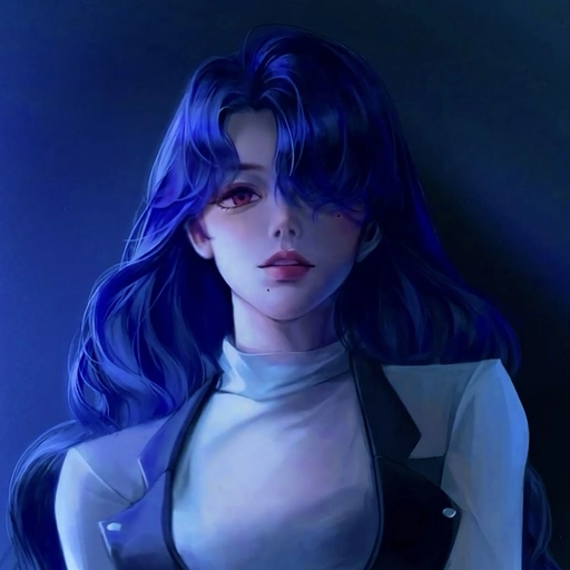 blue anime aesthetic pfp kawaii