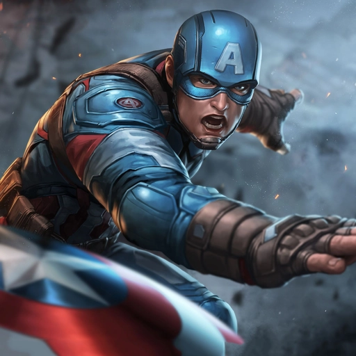 captain america patriotic illustration pfp