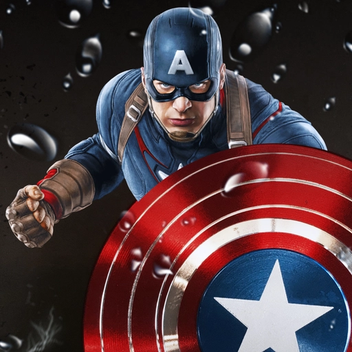 captain america cartoon fan art pfp