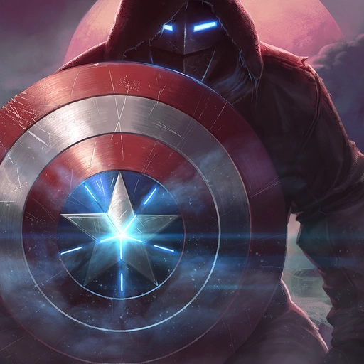 captain america comic fanart pfp