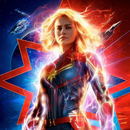 captain marvel pfp icon aesthetic