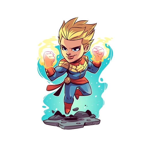 captain marvel pfp minimal look