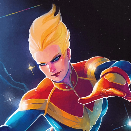 discord captain marvel comic pfp icon