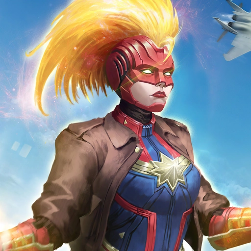 marvel heroes captain marvel pfp icon
