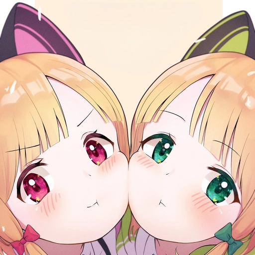 adorable anime girl avatar icon 