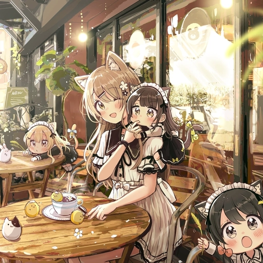 neon light cute guy anime profile