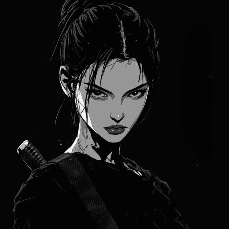 gothic look aesthetic dark pfp anime