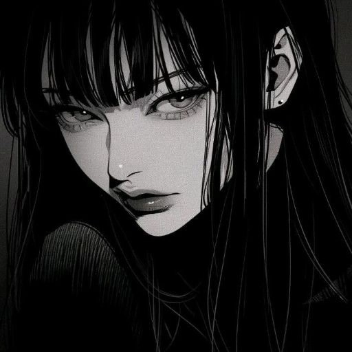 grunge dark anime pfp aesthetic